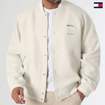 Tommy Jeans - Giacca Bomber Varsity 7884 Beige