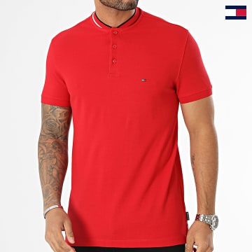 Tommy Hilfiger - Polo Manches Courtes Mao Rwb Tipped Slim 4752 Rouge