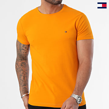 Tommy Hilfiger - Tee Shirt Slim Stretch 0800 Orange