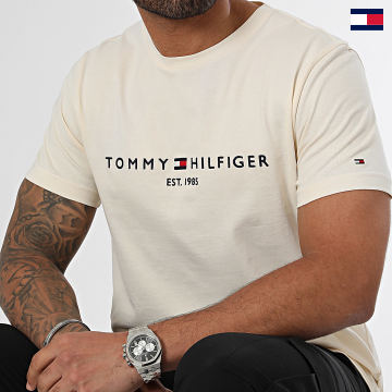 Tommy Hilfiger - 1797 Camiseta Beige Logo