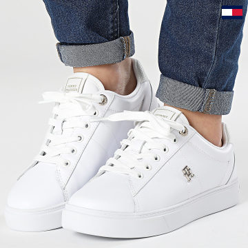 Tommy Hilfiger - Zapatillas Essential Elevated Court 7685 Blanco Mujer