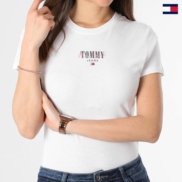 Tommy Jeans - Donna Essential Logo Slim Tee 7839 Bianco