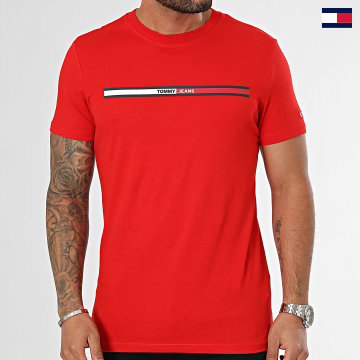 Tommy Jeans - Camiseta Essential Flag 3509 Roja
