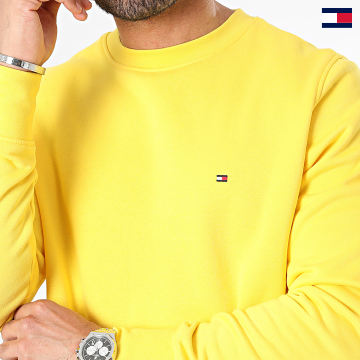 Tommy Hilfiger - Sudadera cuello redondo Logo Bandera 2735 Amarillo
