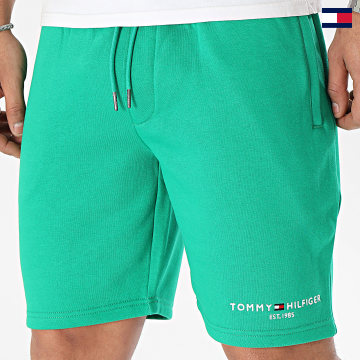 Tommy Hilfiger - Pantaloncini da jogging Tommy Logo Small 4201 Verde