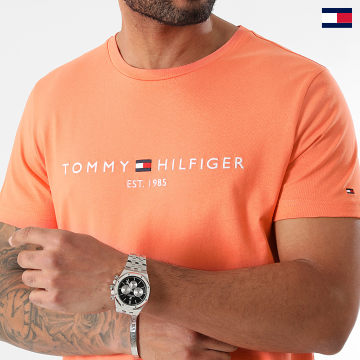 Tommy Hilfiger - 1797 Logo Tee Shirt Arancione