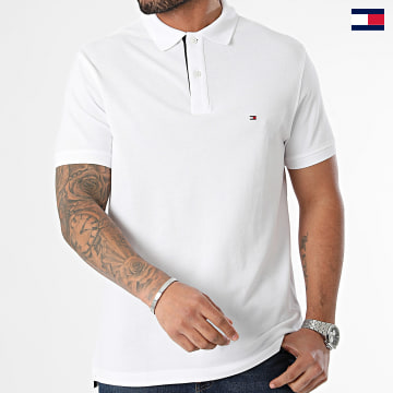 Tommy Hilfiger - Polo Manches Courtes Monotype Placket 4753 Blanc