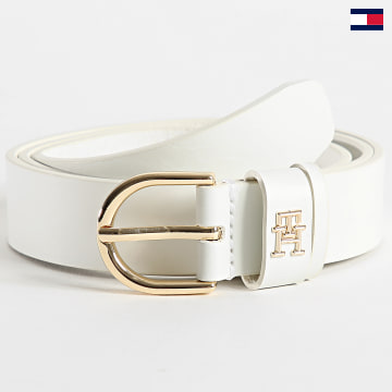 Tommy Hilfiger - Cinturón para mujer Essential Effortless Belt 6773 Blanco