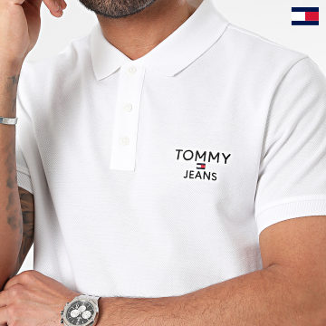 Tommy Jeans - Polo Slim Corp a maniche corte 8927 Bianco