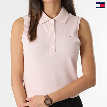Tommy Hilfiger - Polo de mujer sin mangas 1985 1794 Rosa