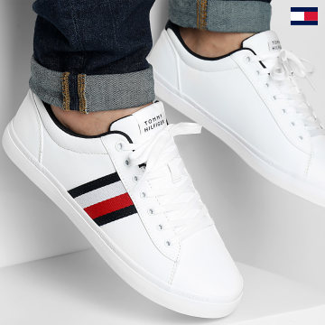 Tommy Hilfiger - Sneaker Iconic Vulc Stripes 5072 Bianco