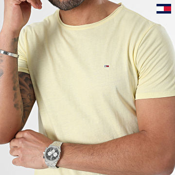 Tommy Jeans - Camiseta Slim Jaspe 9586 Amarillo