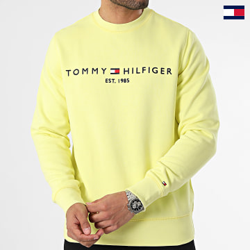 Tommy Hilfiger - Tommy Logo Sudadera cuello redondo 1596 Amarillo