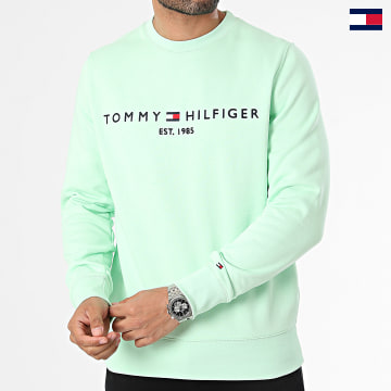 Tommy Hilfiger - Sweat Crewneck Tommy Logo 1596 Vert