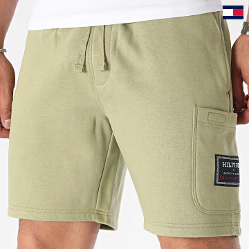 Tommy Hilfiger - Bandiera Logo Distintivo Pantaloncini da jogging 6145 Khaki Verde