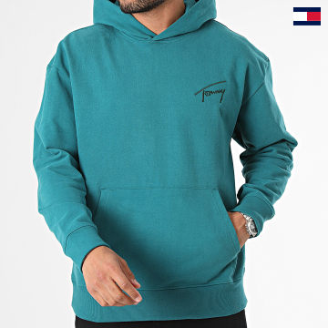 Tommy Jeans - Sudadera con capucha 7990 Duck Blue