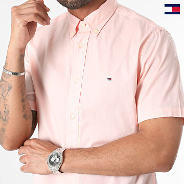 Tommy Hilfiger - Camicia a maniche corte Poplin 3809 Pink Flex