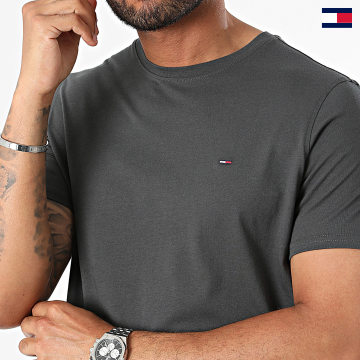 Tommy Jeans - Tee Shirt Tjm Xslim Jersey 4411 Gris Anthracite