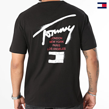 Tommy Jeans - Tee Shirt Graffiti 8529 Noir