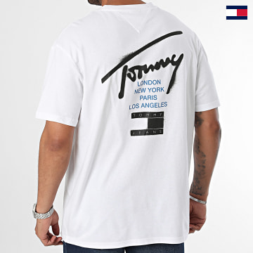 Tommy Jeans - Tee Shirt Graffiti 8529 Blanc