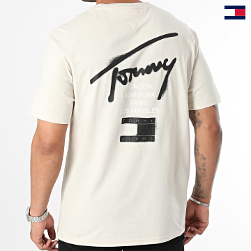 Tommy Jeans - Tee Shirt Graffiti 8529 Beige