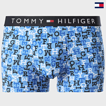 Tommy Hilfiger - Boxer 2854 Blanc Noir Bleu Roi Bleu Clair