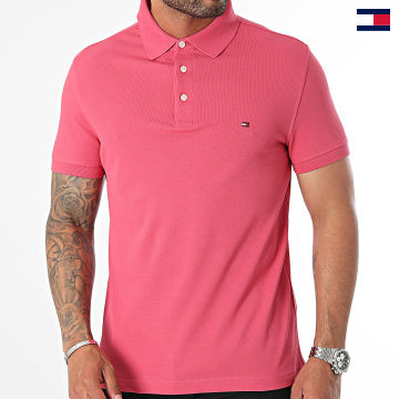 Tommy Hilfiger - Polo Manches Courtes Slim 1985 7771 Rose