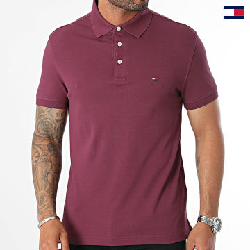 Tommy Hilfiger - Polo Manches Courtes Slim 1985 7771 Prune