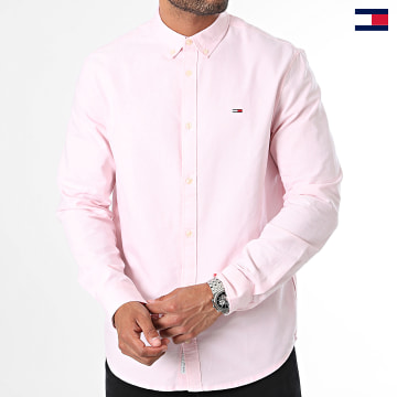 Tommy Jeans - Chemise Manches Longues Entry Oxford 9134 Rose