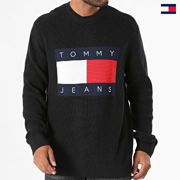 Tommy Jeans - Pull Dna Flag 9186 Noir