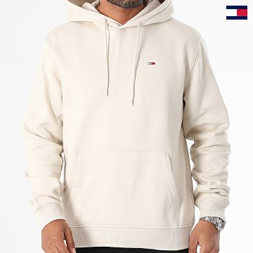 Tommy Jeans - Sweat Capuche Flag 0497 Beige