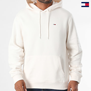 Tommy Jeans - Sweat Capuche Flag 0497 Beige Clair