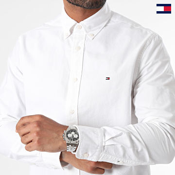 Tommy Hilfiger - Chemise Manches Longues Solid Heritage Oxford 5774 Blanc