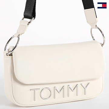 Tommy Jeans - Sac A Main Femme Bold Elongated Flap Cross 6258 Beige