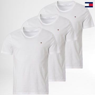 Tommy Hilfiger - Lot De 3 Tee Shirts Signature 3379 Blanc