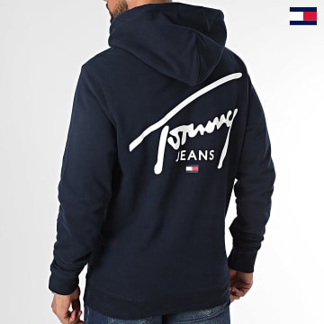 Tommy Jeans - Sweat Capuche Entry Graphic 9229 Bleu Marine