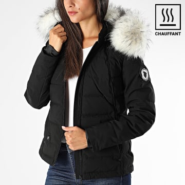 Doudoune avec fourrure femme hot sale