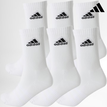 Adidas Sportswear - Lot De 6 Paires De Chaussettes Cush Crw DZ9353 Blanc
