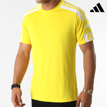 Adidas Sportswear - Tee Shirt A Bandes Squad 21 GN5728 Jaune