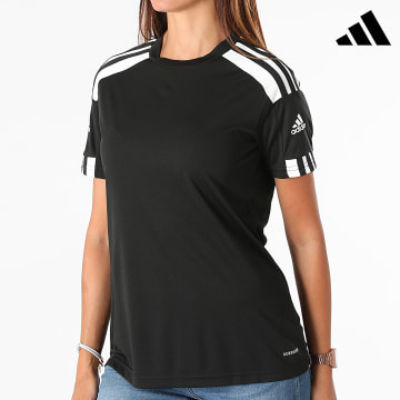 Adidas Performance - Camiseta de Mujer Con Rayas GN5757 Negra