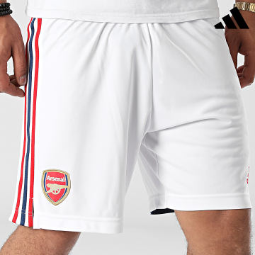 Adidas Sportswear - Short Jogging A Bandes Arsenal GS2454 Blanc