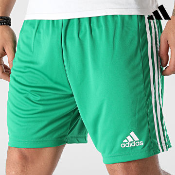 Adidas Sportswear - Short Jogging A Bandes Squad 21 GN5769 Vert