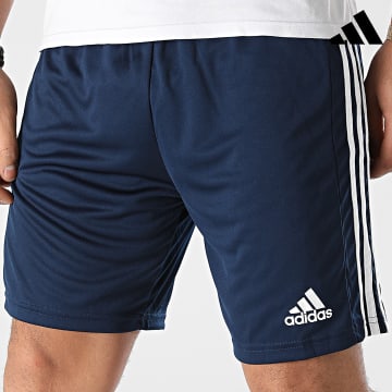 Adidas Sportswear - Short Jogging A Bandes Squad 21 GN5775 Bleu Marine