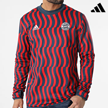 Adidas Sportswear - Sweat Crewneck FC Bayern 21 HA2650 Rouge Bleu Marine
