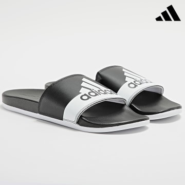 Adidas Sportswear - Claquettes Adilette Comfort GV9712 Noir Blanc
