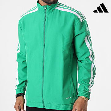 Adidas Sportswear - Veste Zippée A Bandes GP6447 Vert
