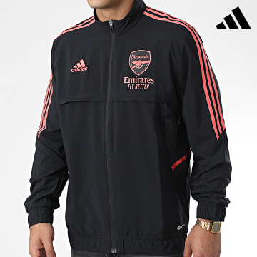 Adidas Sportswear - Veste Zippée A Bandes Arsenal HC1247 Noir