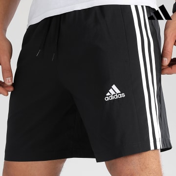 Adidas Sportswear - Short Jogging A Bandes IC1484 Noir