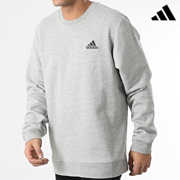 Adidas Sportswear - Sweat Crewneck H12221 Gris Chiné