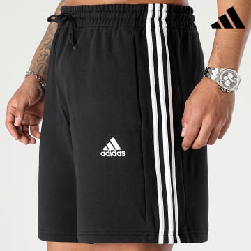 Adidas Performance - Pantalón corto con banda IC9435 Negro
